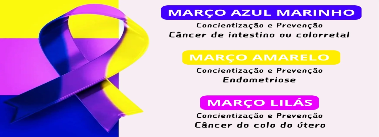 Março Lilás, Azul-Marinho e Amarelo