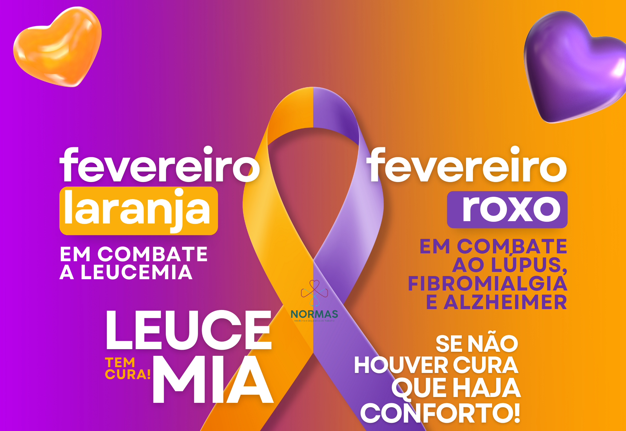 Fevereiro Roxo e Laranja